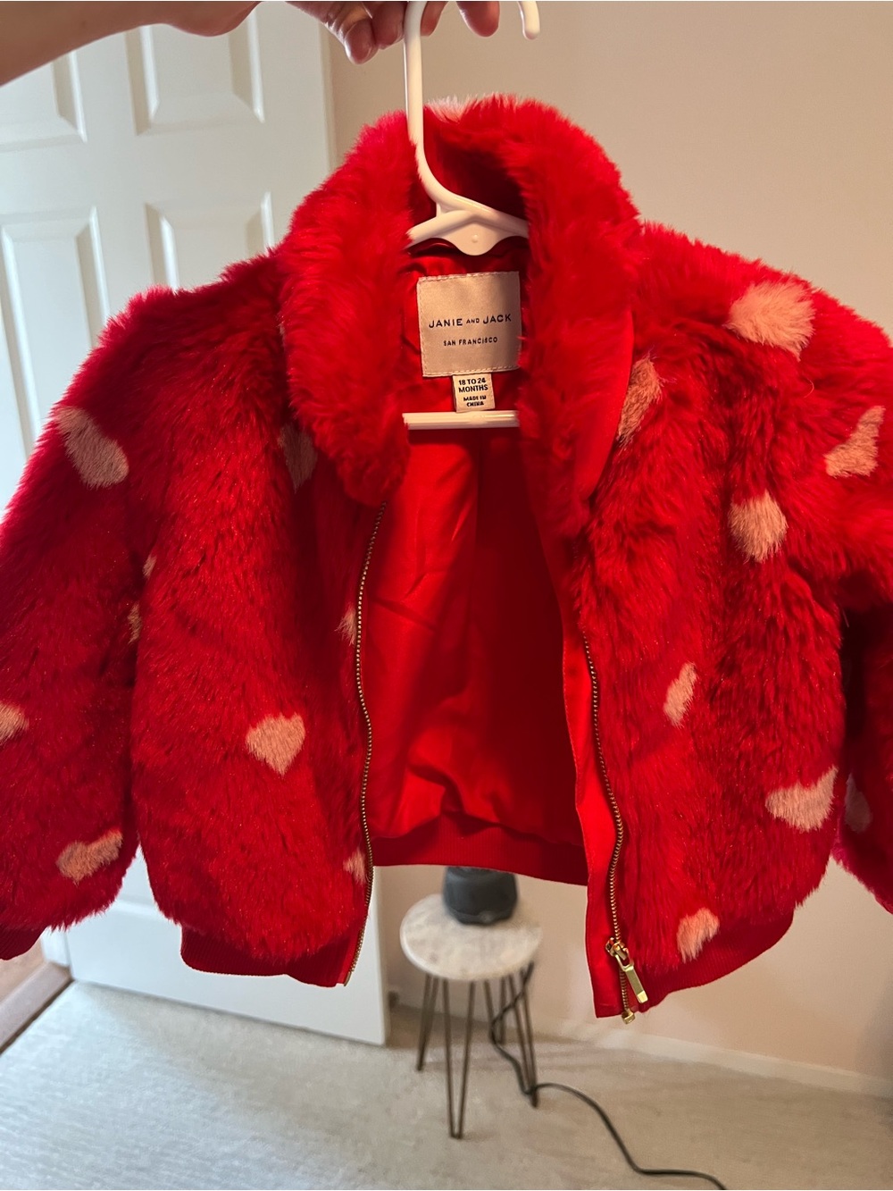 Toddler Janie & Jack heart jacket